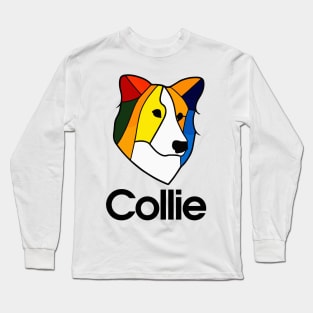 Collie Dog Owner Vintage Funny 70s Collie Long Sleeve T-Shirt